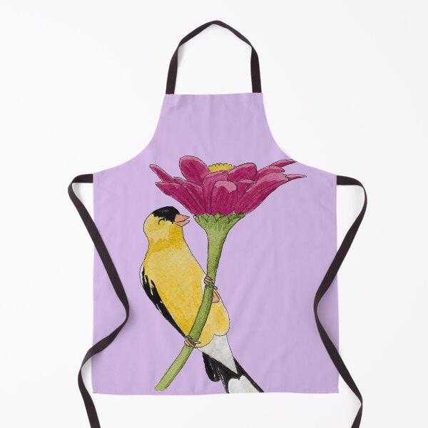 Item preview, Happy Goldfinch Bird Flower Snack Light designed and sold by Nicky Rollings.