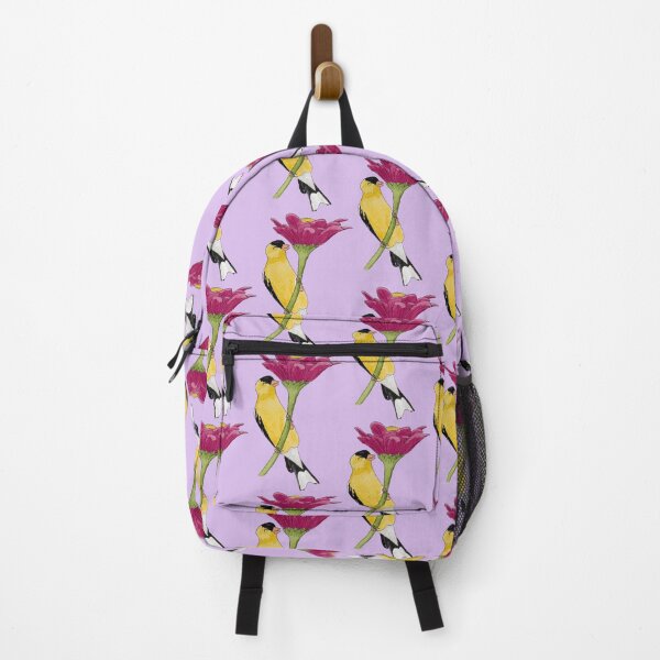 Item preview, Happy Goldfinch Bird Flower Snack Light designed and sold by Nicky Rollings.
