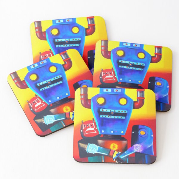 Item preview, Psycho Madness - Blue Robot designed and sold by PsychoMadness.