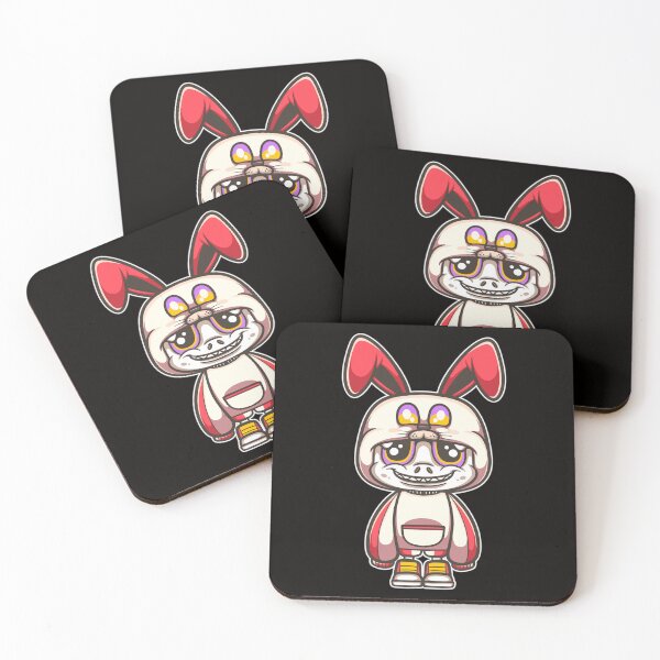 Item preview, little monster bunny cartoon designed and sold by behold27.