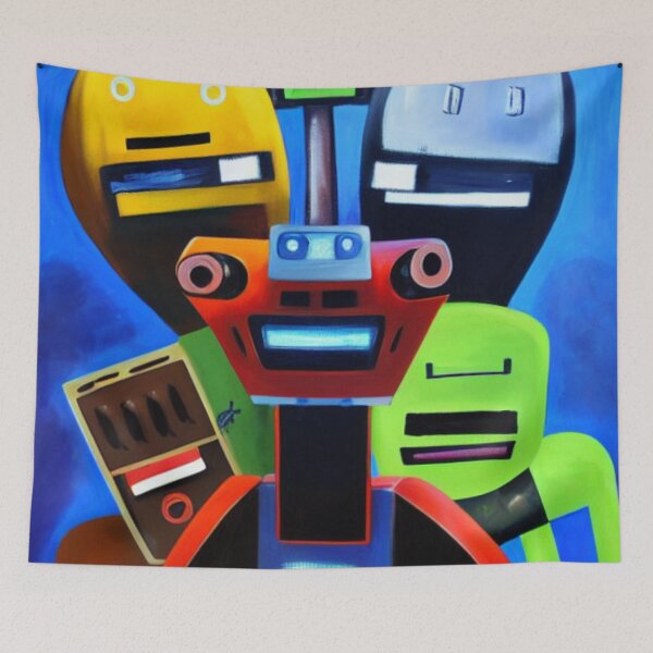 Item preview, Psycho Madness - Crew of Robots designed and sold by PsychoMadness.