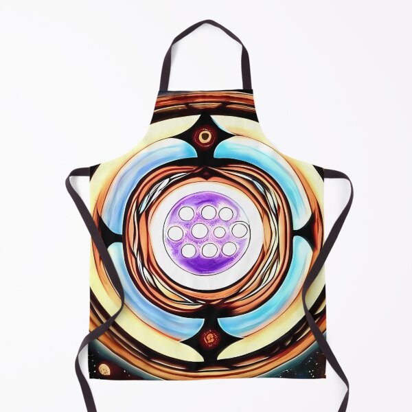 Item preview, Retrofuturism celestial moon designed and sold by BigBrainArtwork.