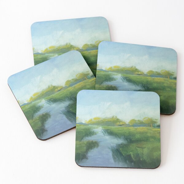 Item preview, Marshland Soft Pastel Painting designed and sold by TiffanyMackay.