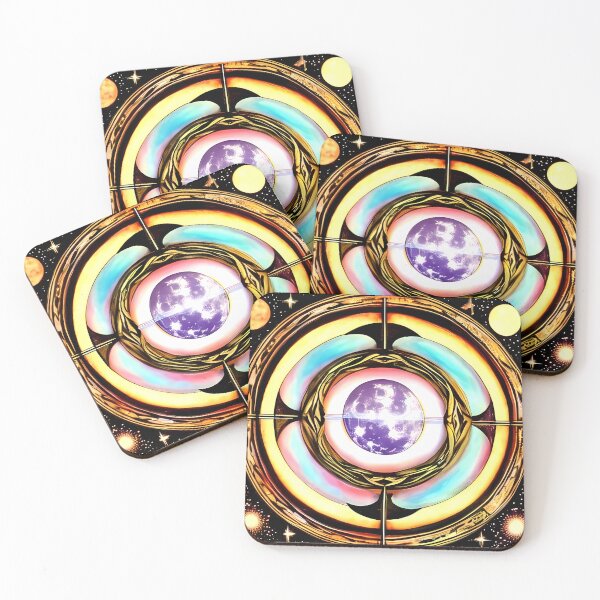 Item preview, Retrofuturism moon designed and sold by BigBrainArtwork.