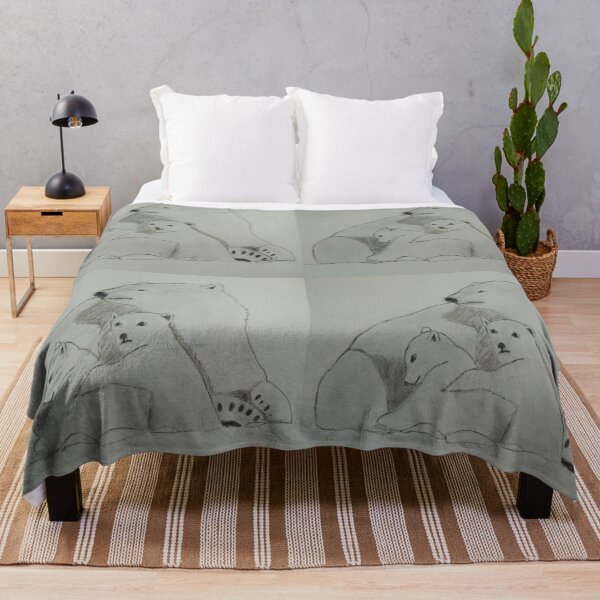 Item preview, Mother polar bear with Cubs designed and sold by WildNature129.