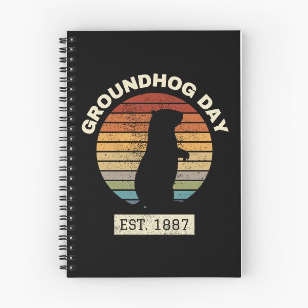 Item preview, Groundhog Day Retro Sunset designed and sold by Eccentric-Shop.