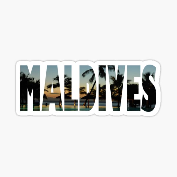 Maldives Sticker