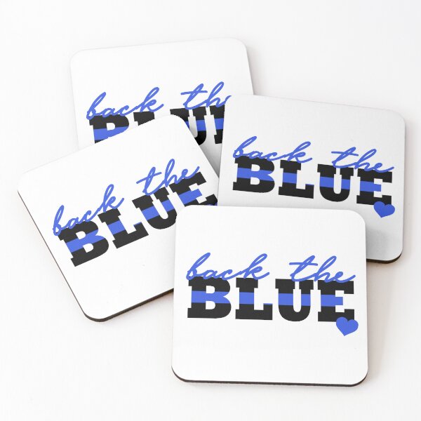 Item preview, Police Wife Back The Blue Law Enforcement Police Officer Gift designed and sold by bluelinegear.