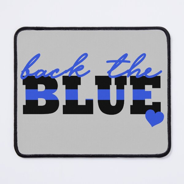 Item preview, Police Wife Back The Blue Law Enforcement Police Officer Gift designed and sold by bluelinegear.