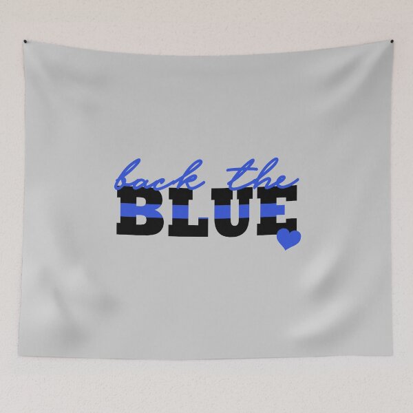 Item preview, Police Wife Back The Blue Law Enforcement Police Officer Gift designed and sold by bluelinegear.