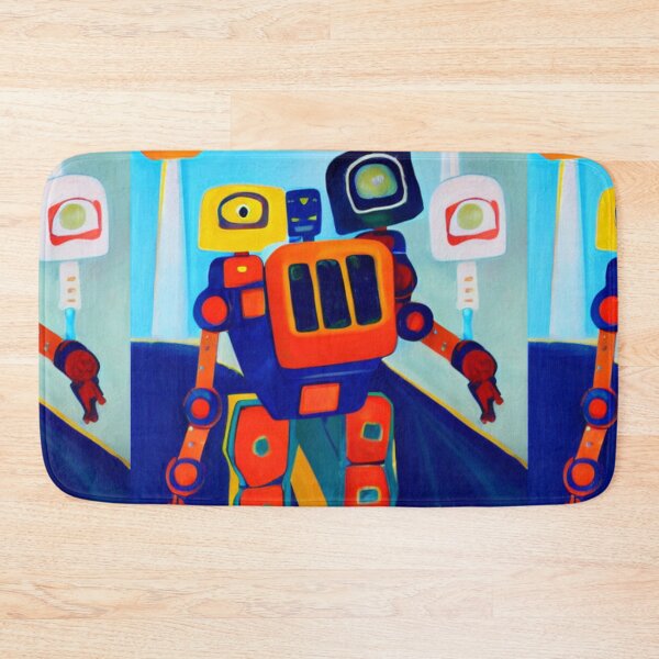 Item preview, Psycho Madness - Orange Robot designed and sold by PsychoMadness.