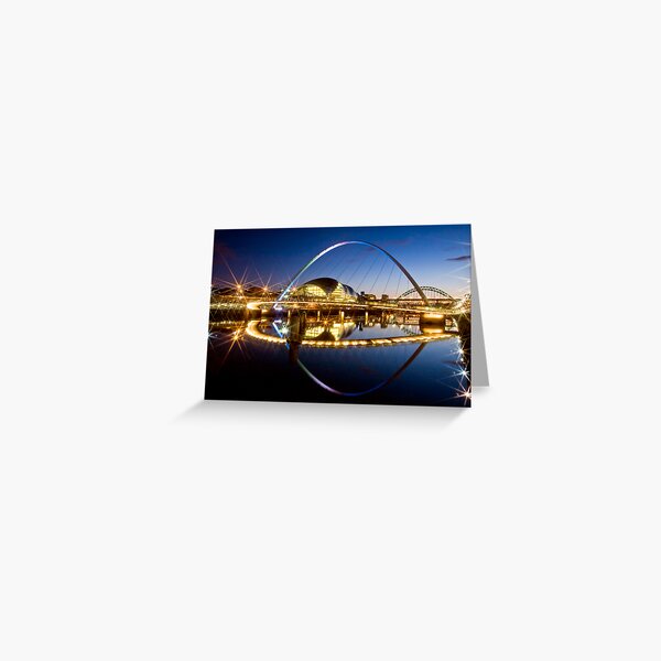Millenium Bridge in the Evening Greeting Card