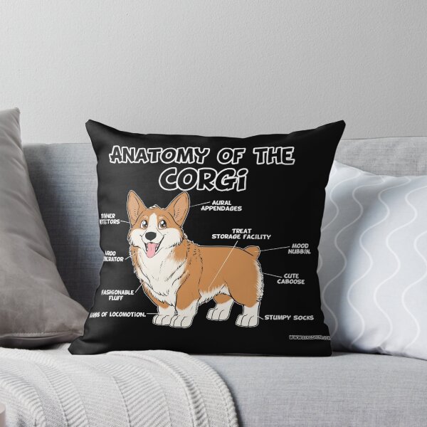 Item preview, Anatomy of the Corgi - red & white designed and sold by likeshine.