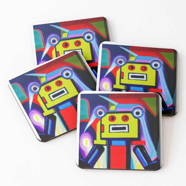 Item preview, Psycho Madness - Yellow Robot designed and sold by PsychoMadness.