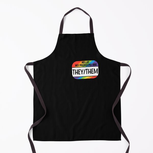 Item preview, Pronouns Name Tag They Them LGBTQIA Pride They/Them LGBT designed and sold by QueenOfPrint.