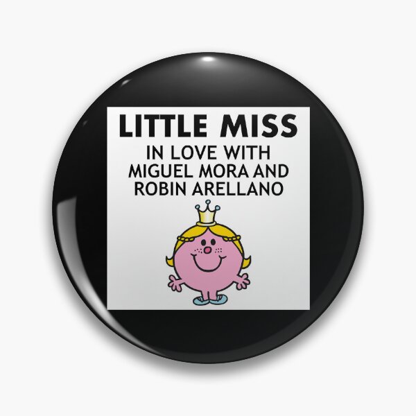 Item preview, Little miss in love with Miguel mora and robin Arellano      designed and sold by izetart.