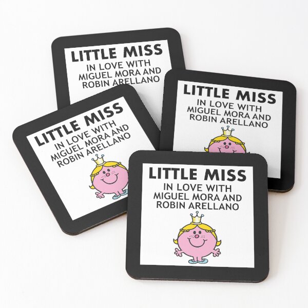 Item preview, Little miss in love with Miguel mora and robin Arellano      designed and sold by izetart.