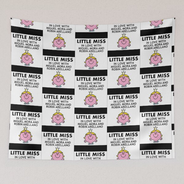Item preview, Little miss in love with Miguel mora and robin Arellano      designed and sold by izetart.