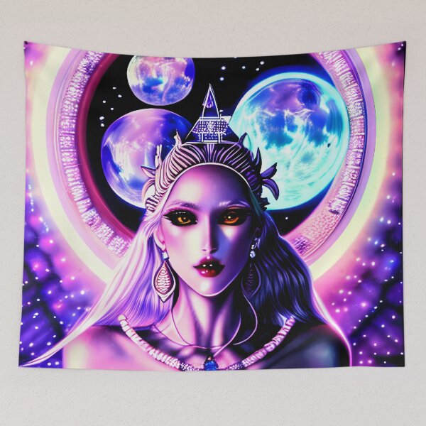 Item preview, Triple moon goddess designed and sold by BigBrainArtwork.