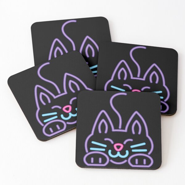 Item preview, Neon Cat designed and sold by Pear Shaped Boss.