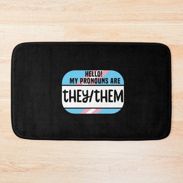 Item preview, Pronouns Name Tag They Them Transgender They/Them LGBT designed and sold by QueenOfPrint.