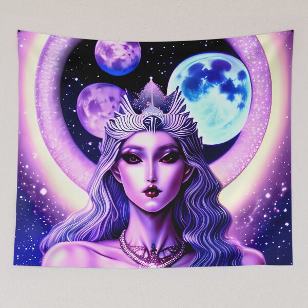 Item preview, Triple moon goddess designed and sold by BigBrainArtwork.