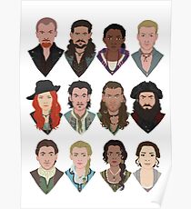 Black Sails Charaktere Poster