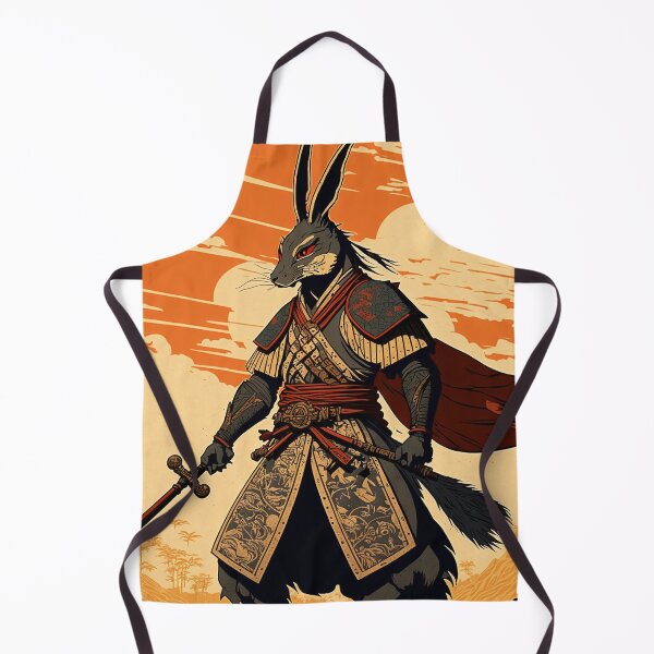 Item preview, Ukiyo-e Style Rabbit Samurai Master designed and sold by Sabot119.