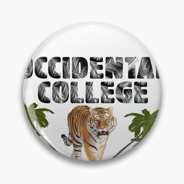 Item preview, Occidental College tiger with palms designed and sold by aliciarodd.