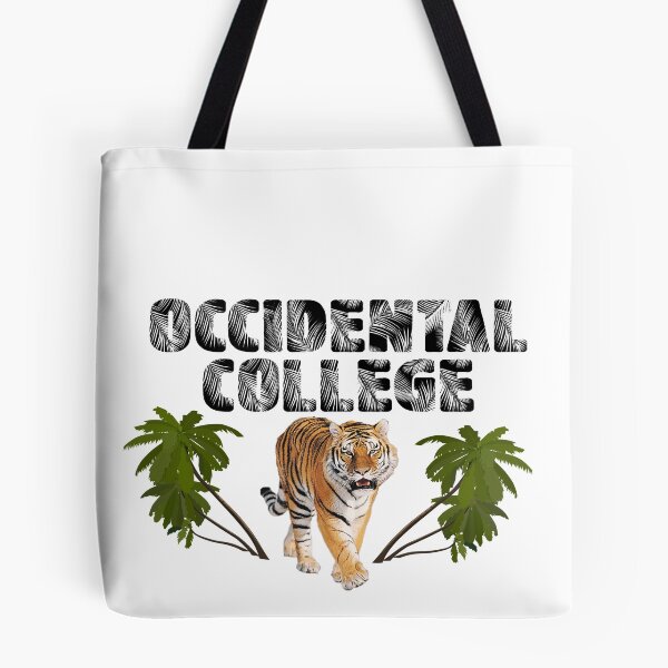 Aperçu de l'œuvre Tigre de l'Occidental College avec palmiers créée et vendue par aliciarodd.