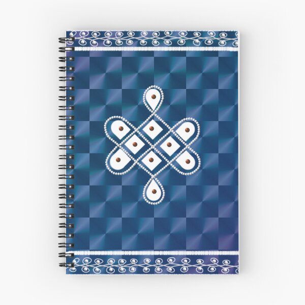 Item preview, Dot kolam/muggu/sikku kolam - Holographic tile designed and sold by ShreecreatE.