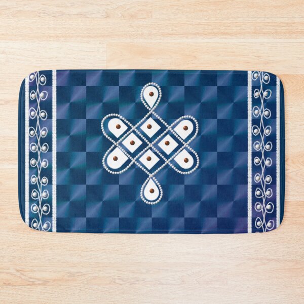 Item preview, Dot kolam/muggu/sikku kolam - Holographic tile designed and sold by ShreecreatE.