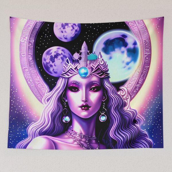 Item preview, Triple moon maiden designed and sold by BigBrainArtwork.