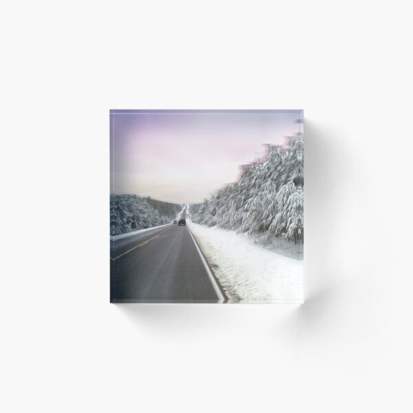 The Road to New Year Acrylic Block