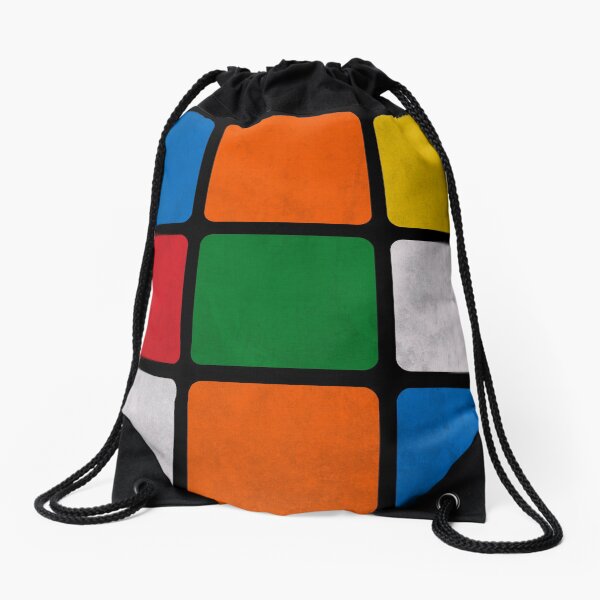 Rubik's Cube Drawstring Bag