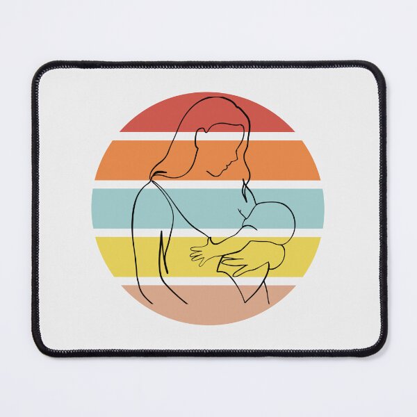 Item preview, Retro Breastfeeding gift for lactation consultant, breastfeeding mom or breastfeeding peer support designed and sold by Gaudeliy.