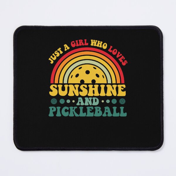 Item preview, Funny Girls Who Love Sunshine and Pickleball designed and sold by Crush Retro®.