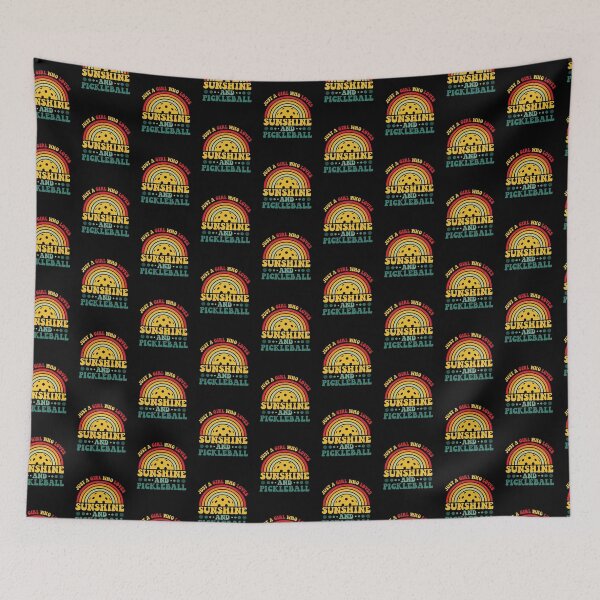 Item preview, Funny Girls Who Love Sunshine and Pickleball designed and sold by Crush Retro®.