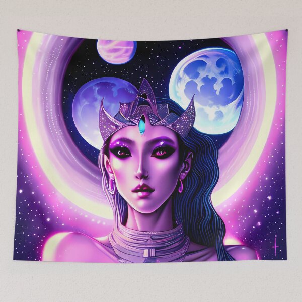 Item preview, Triple moon goddess designed and sold by BigBrainArtwork.