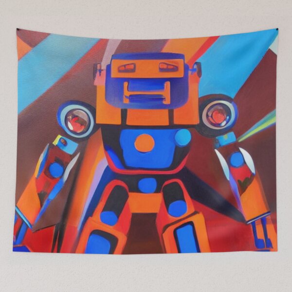 Item preview, Psycho Madness - Cyber Robot designed and sold by PsychoMadness.