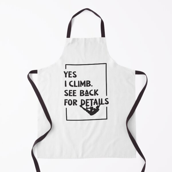 Item preview, Yes I Climb - Silhouette Male Climber V2 Black designed and sold by ruland.