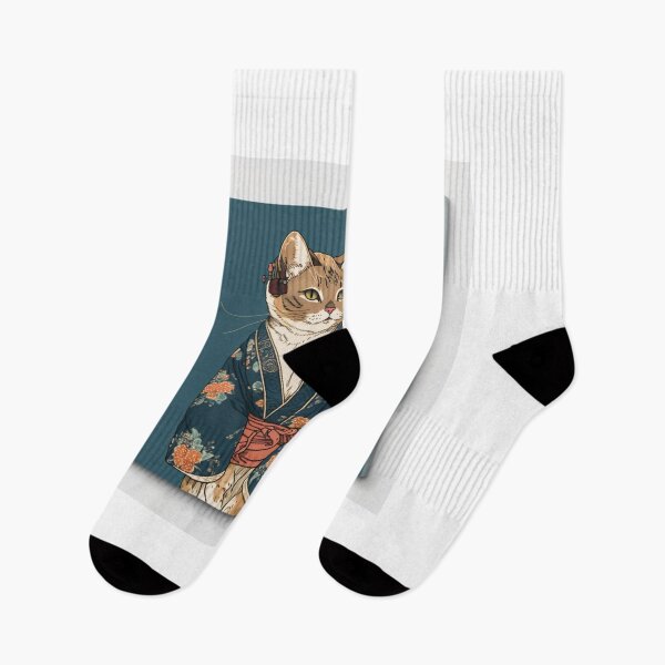 Item preview, Ukiyo-E kimono Cat  designed and sold by JCatDesign.