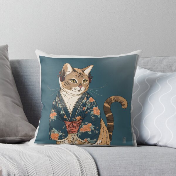 Item preview, Ukiyo-E kimono Cat  designed and sold by JCatDesign.
