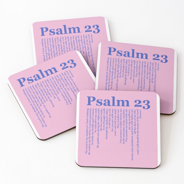 Item preview, Psalm 23, pink and blue  designed and sold by mariatza.