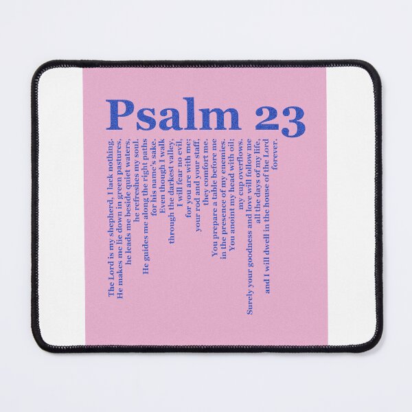 Item preview, Psalm 23, pink and blue  designed and sold by mariatza.