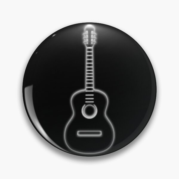 Item preview, Glowing Classical Guitar Silhouette designed and sold by janraydesigns.