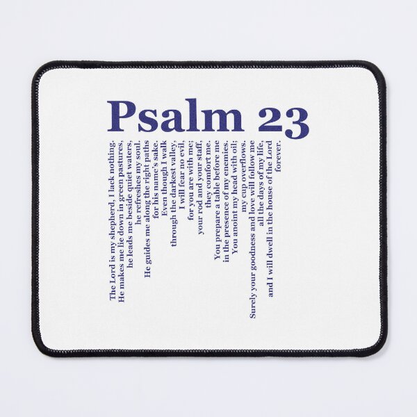 Item preview, Psalm 23, blue designed and sold by mariatza.