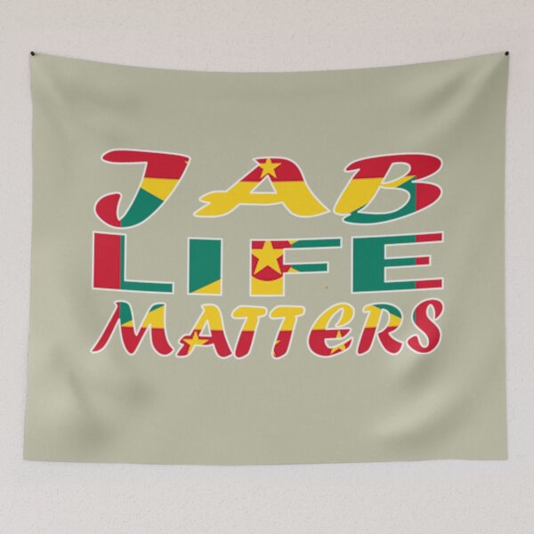 Item preview, Flag of Grenada - Jab Life Matters - Grenadian - Soca Mode designed and sold by Soca-Mode.