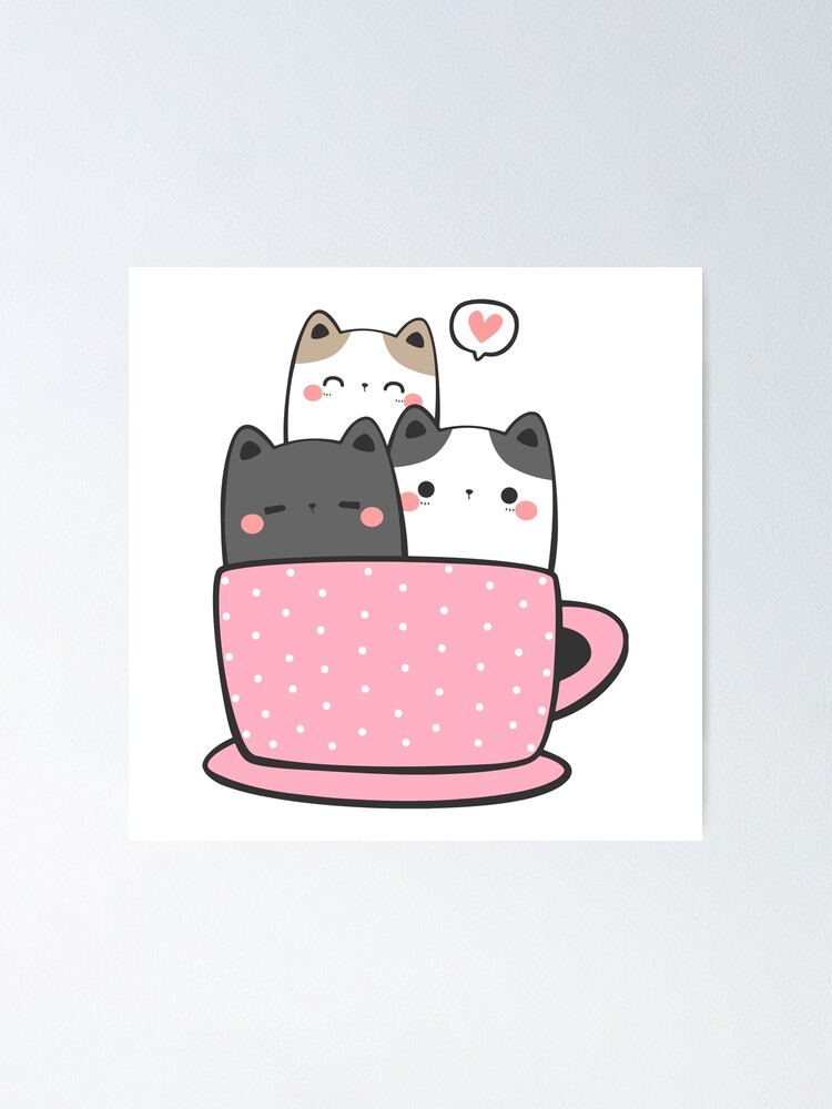 Cutest mug ever - Pink Poster