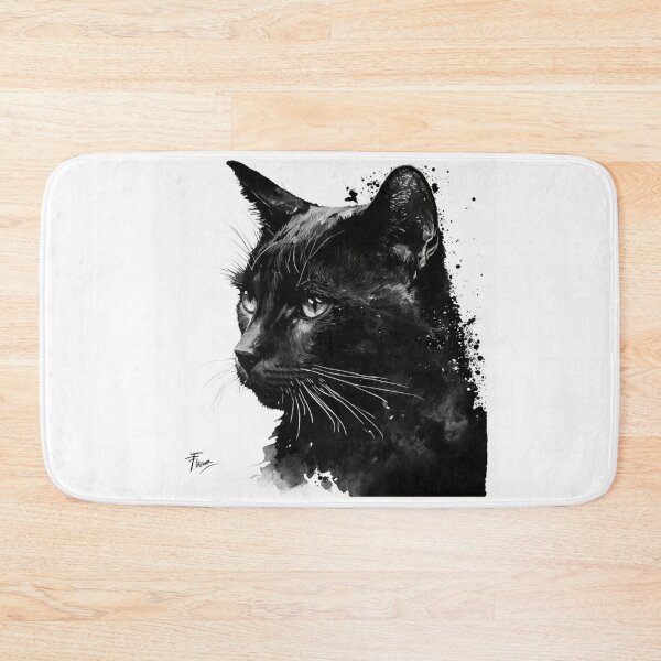 Item preview, Mysterious Black Cat designed and sold by JCatDesign.